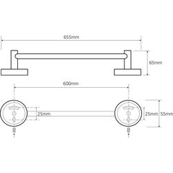 Держатель для полотенец Bemeta Omega 104104042 (Chrome) Thumb