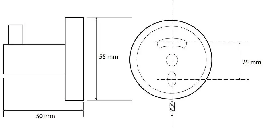 Крючок Bemeta Brilo 161106032 (Gold)