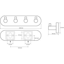 Cuier Bemeta Omega 104405212 (Chrome) Thumb