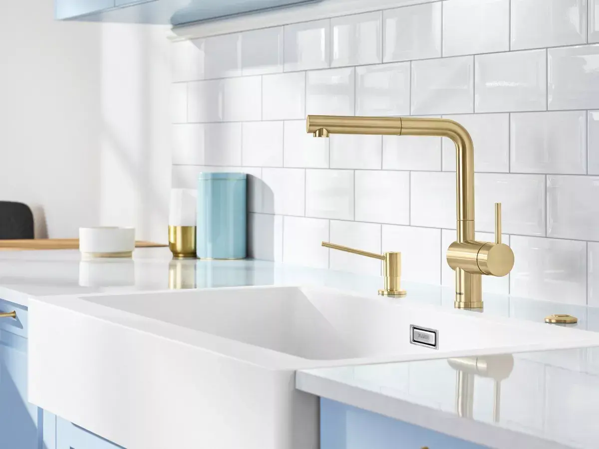 Dozator pentru sapun lichid Blanco Torre 526700 (Gold)