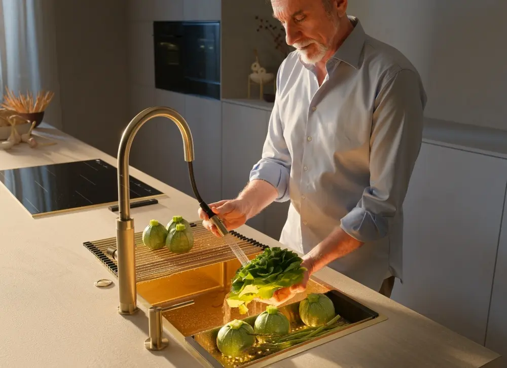 Dozator pentru sapun lichid Franke Atlas 112.0717.105 (Gold)