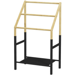 Suport pentru prosoape Homcom 850-307V00ND (Natural/Black) Thumb