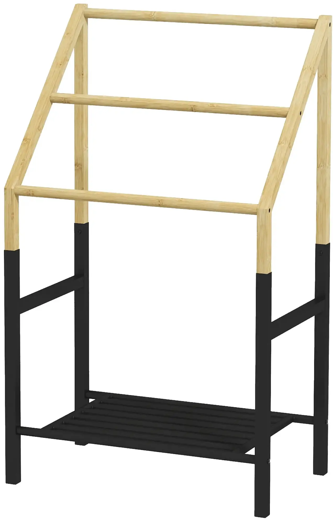 Suport pentru prosoape Homcom 850-307V00ND (Natural/Black) - 2