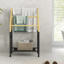 Suport pentru prosoape Homcom 850-307V00ND (Natural/Black) Thumb