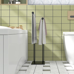 Suport pentru prosoape Homcom 850-313V00BK (Black) Thumb