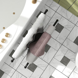 Suport pentru prosoape Homcom 850-315V00BK (Black) Thumb