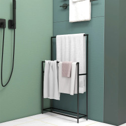 Suport pentru prosoape Homcom 850-316V00BK (Black) Thumb