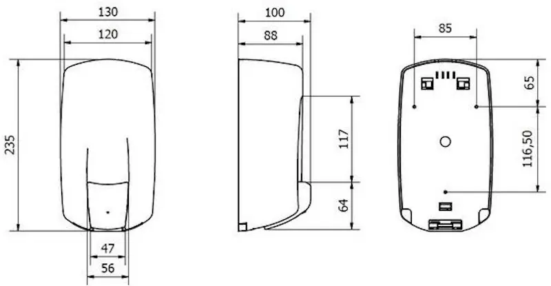 Dozator pentru sapun lichid Jofel Aitana AC70300 (Silver)