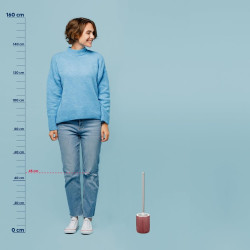 Perie de toaleta Kela Ava (Raspberry Red) Thumb