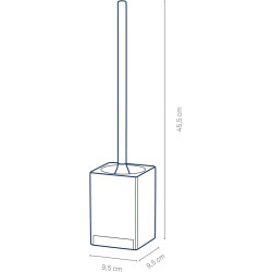 Ершик для унитаза Kela Cube (White) Thumb
