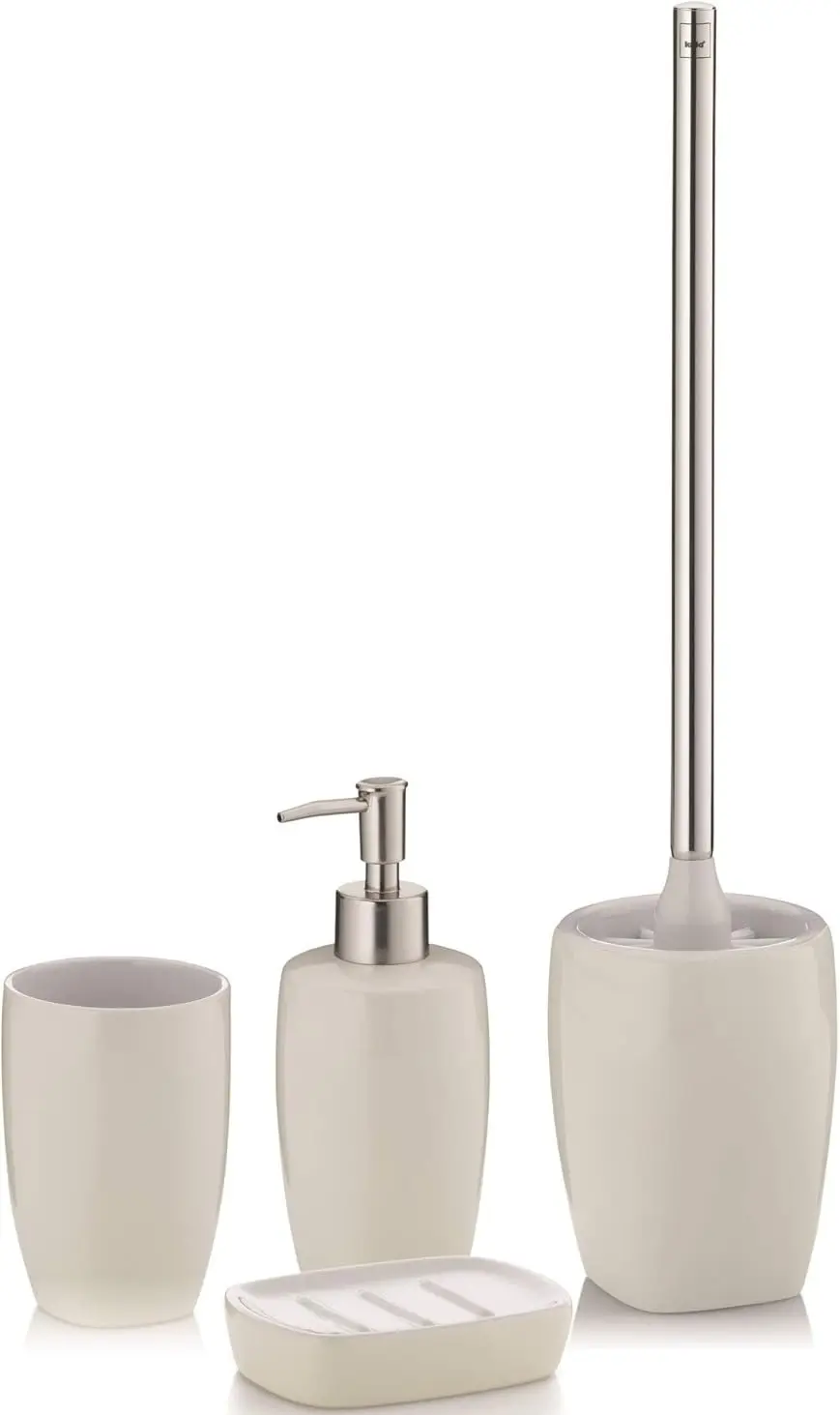 Perie de toaleta Kela Landora (Beige)