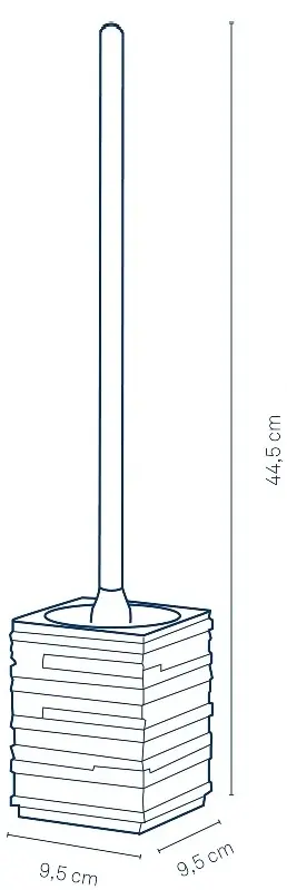 Perie de toaleta Kela Posidon (White)