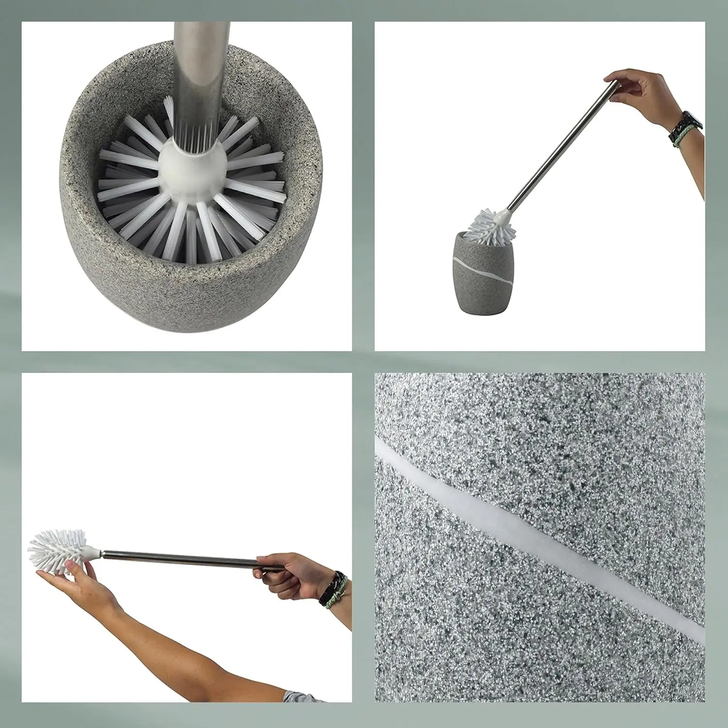 Perie de toaleta Kela Talus (Grey)