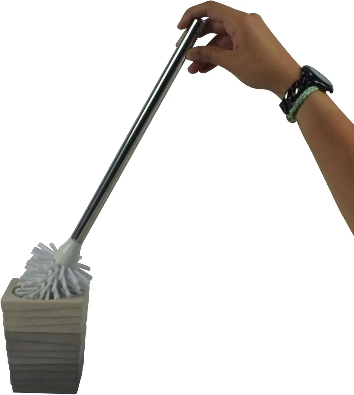 Perie de toaleta Kela Valura (Beige/Grey)