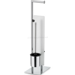 Подставка для ёршика и бумаги Kela Style (Silver)