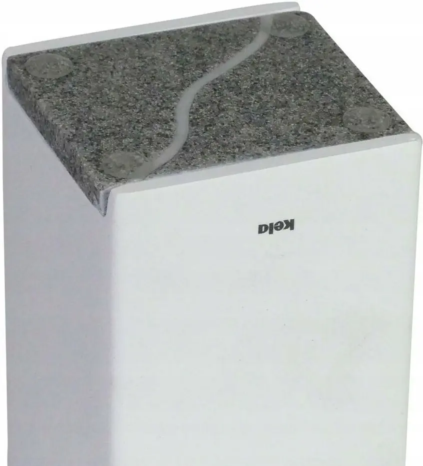 Pahar pentru periute de dinti Kela Cube (White)