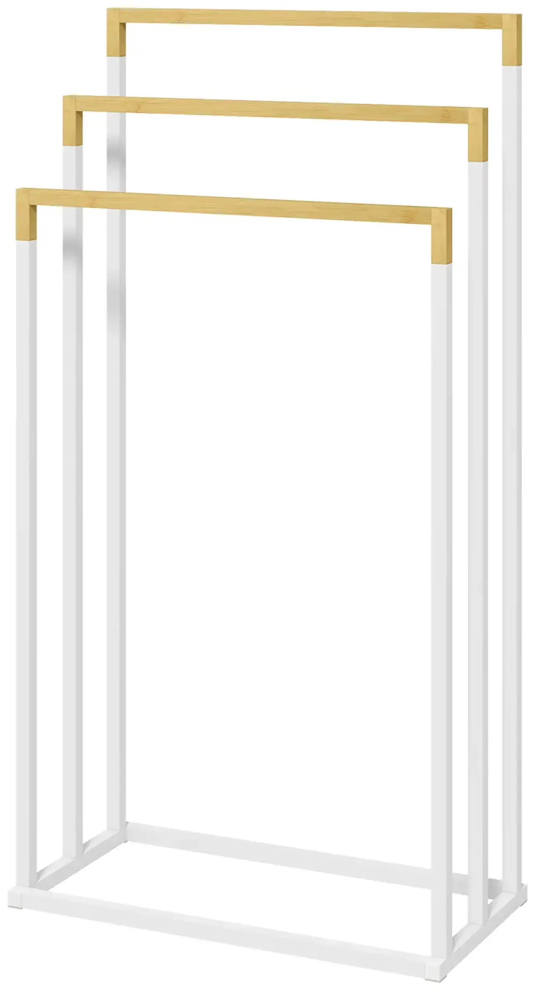 Suport pentru prosoape Kleankin 850-270V00WT (White/Bamboo) - 2