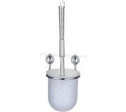 Perie pentru WC cu suport MSV 40466 (White/Chrome)