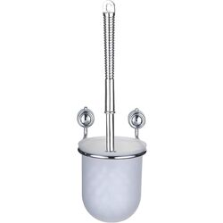 Perie pentru WC cu suport MSV 40466 (White/Chrome)