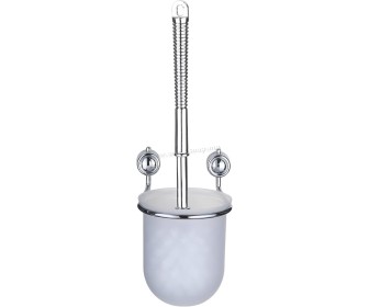 Perie pentru WC cu suport MSV 40466 (White/Chrome)