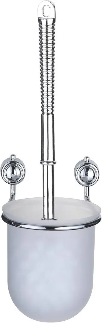 Щетка для туалета с подставкой MSV 40466 (White/Chrome)