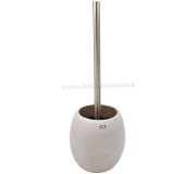 Perie pentru WC cu suport MSV Bali (Inox/Beige)