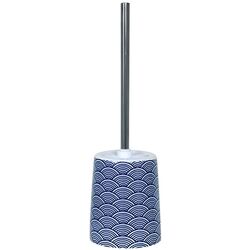 Perie pentru WC cu suport MSV Bento (Inox/Blue)