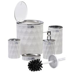 Set pentru baie Okyanus Home Diamond OKY-467-1-B (White/Chrome) Thumb