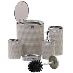 Set pentru baie Okyanus Home Diamond OKY-467-1-K (Brown/Chrome) Thumb