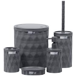 Набор для ванной комнаты Okyanus Home Diamond OKY-467-A (Anthracite)