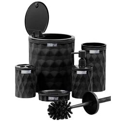 Set pentru baie Okyanus Home Diamond OKY-467-S (Black) Thumb