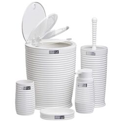 Набор для ванной комнаты Okyanus Home Elegance OKY-486-B (White) Thumb