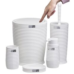 Набор для ванной комнаты Okyanus Home Elegance OKY-486-B (White) Thumb