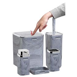 Set pentru baie Okyanus Home Marble OKY-514 (Grey) Thumb