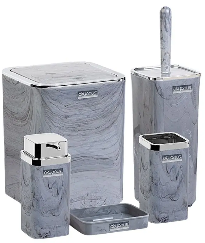 Set pentru baie Okyanus Home Marble OKY-514 (Grey)