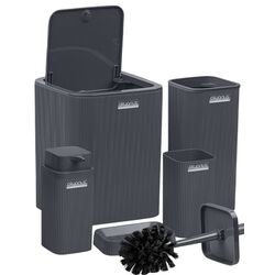 Набор для ванной комнаты Okyanus Home Stella OKY-461-A (Anthracite) Thumb
