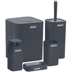 Набор для ванной комнаты Okyanus Home Stella OKY-461-A (Anthracite)