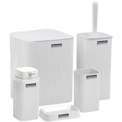 Набор для ванной комнаты Okyanus Home Stella OKY-461-B (White)