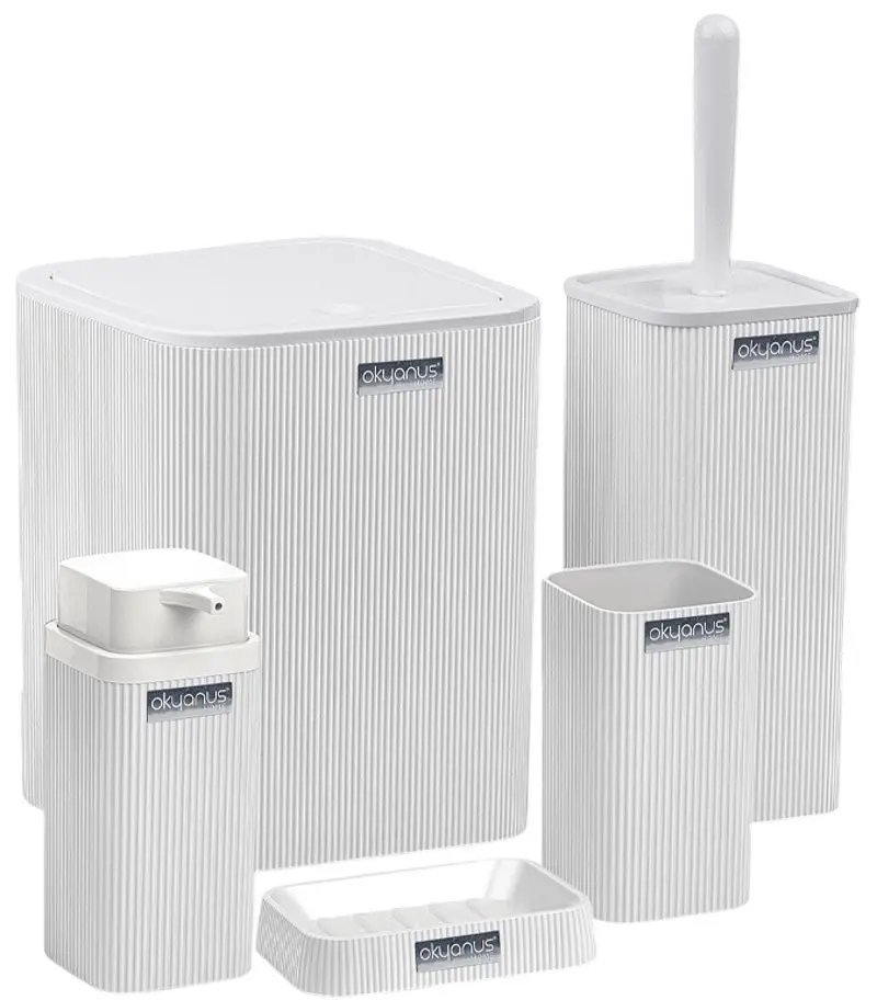 Set pentru baie Okyanus Home Stella OKY-461-B (White)