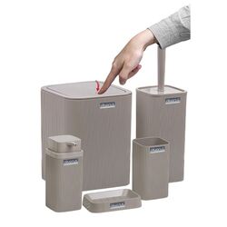 Набор для ванной комнаты Okyanus Home Stella OKY-461-K (Brown) Thumb