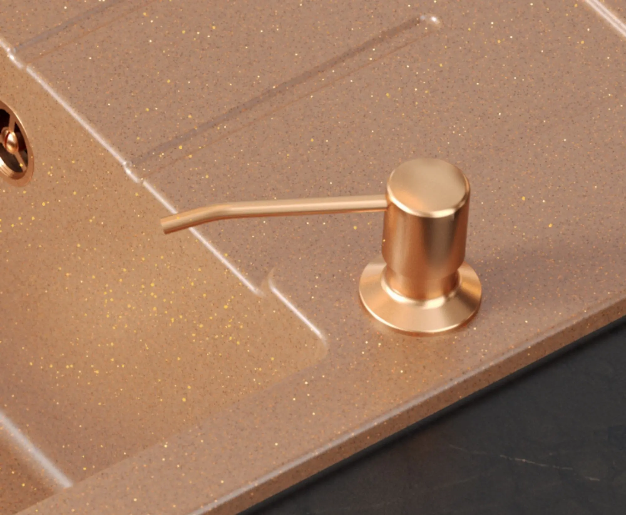 Dozator de detergent Quadron Keira (Copper) - 3