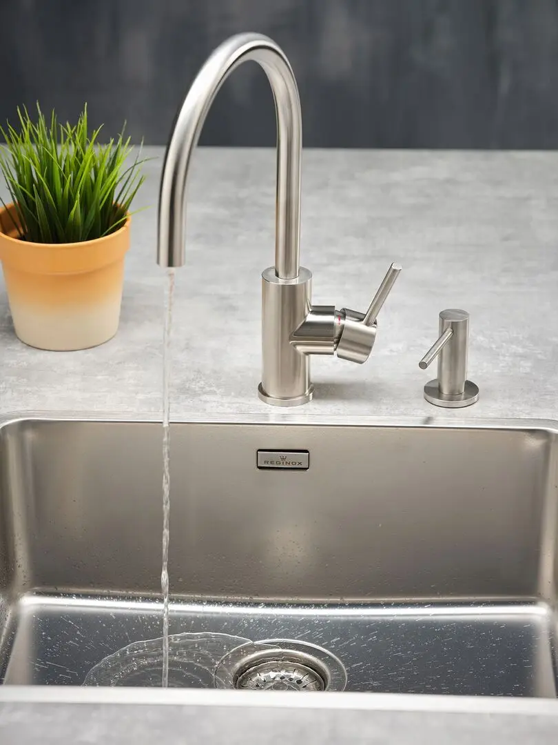 Дозатор для жидкого мыла Reginox R34798 (Inox)