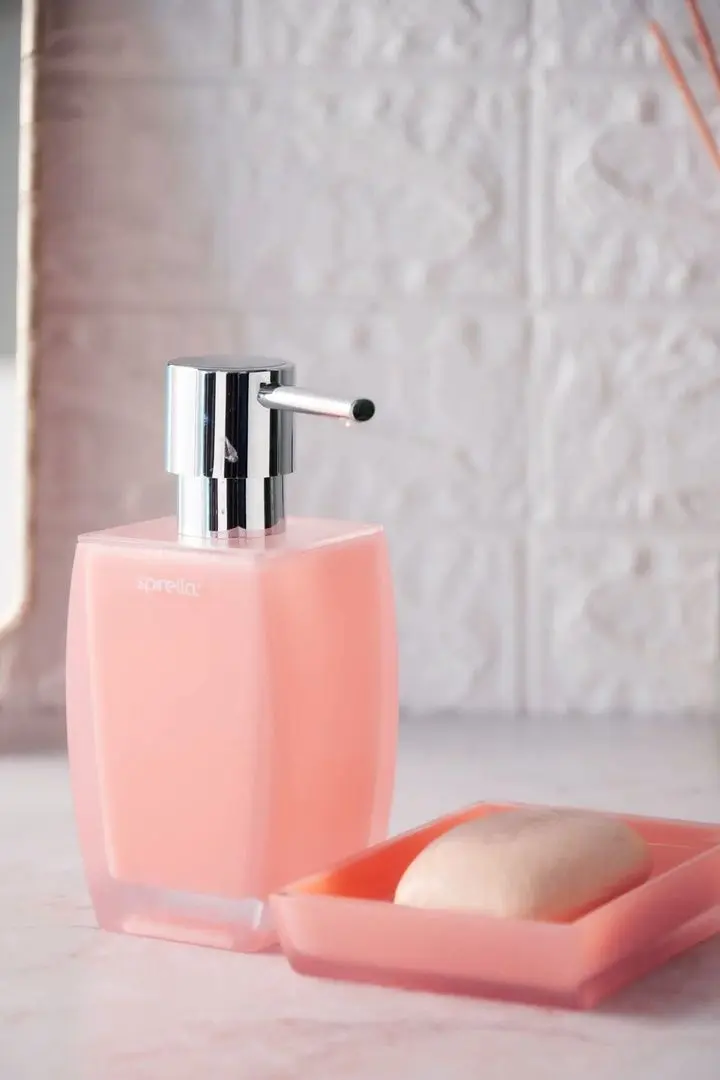 Dozator pentru sapun lichid Spirella Freddo (Pink)