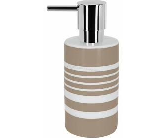 Дозатор для жидкого мыла Spirella Tube Stripes (Beige)