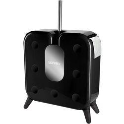 Perie pentru WC si suport pentru hartie Spirella Cube (Grey)