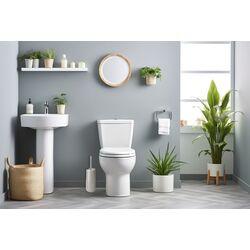 Щетка для туалета с подставкой Spirella Sina (Green) Thumb