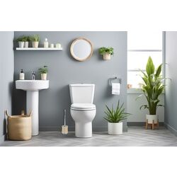 Perie pentru WC cu suport Spirella Sydney (Beige) Thumb