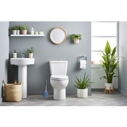 Perie pentru WC cu suport Spirella Sydney (Blue) Thumb