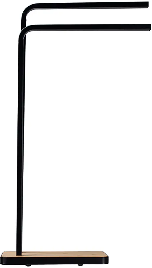 Suport pentru prosop Tempo Kondela Labav (Black/Bamboo) - 2