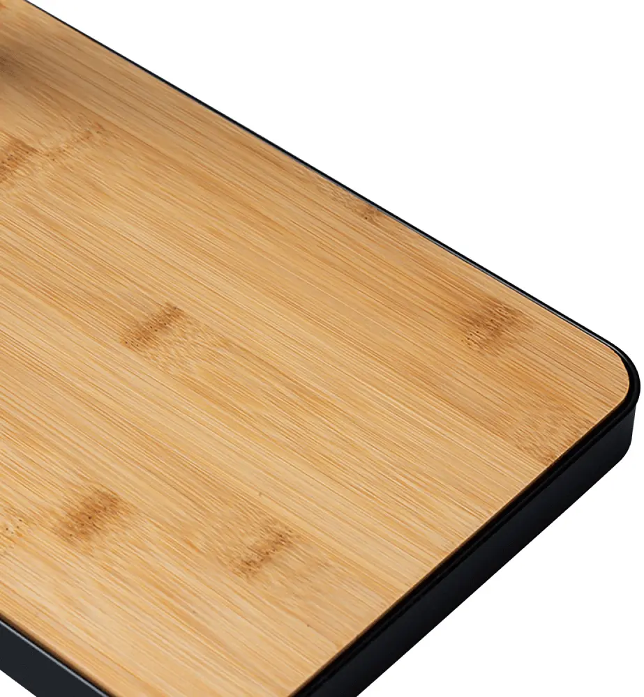 Suport pentru prosop Tempo Kondela Labav (Black/Bamboo) - 5